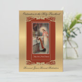 Uitnodiging tot katholieke Orde voor de Heilige Pr (Staand voorkant)