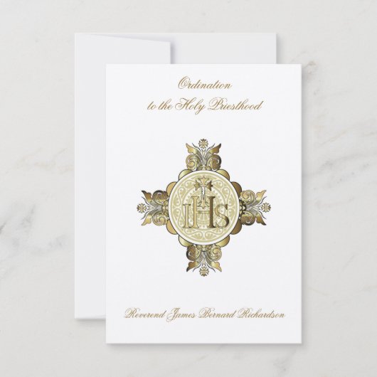 Uitnodiging tot katholieke Orde voor de Heilige Pr (Voorkant)