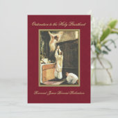 Uitnodiging tot katholieke Orde voor de Heilige Pr (Staand voorkant)