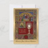 Uitnodiging tot katholieke Orde voor de Heilige Pr (Voorkant)