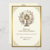 Uitnodiging tot katholieke Orde voor de Heilige Pr (Voorkant / Achterkant)