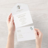 Uitnodiging tot katholieke weddenschappen en RSVP  (Afscheurbaar)