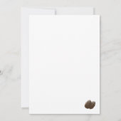 Uitnodiging tot katholieke winterbruiloft (Achterkant)