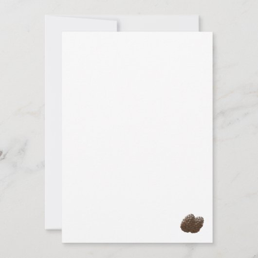 Uitnodiging tot katholieke winterbruiloft (Achterkant)