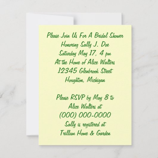 Uitnodiging tot kennisgeving van de Raining Retro (Achterkant)