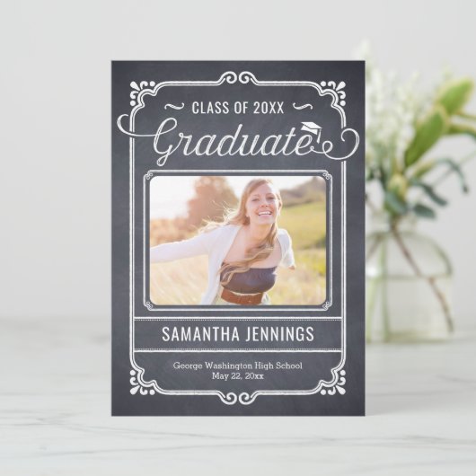 Uitnodiging tot kennisgeving van Lijst met de tite (Staand voorkant)