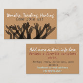 Uitnodiging tot kerkgenootschap.Bijbel.Healing.Pra (Voorkant / Achterkant)