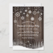 Uitnodiging tot kerst in Robuuste decoratie (Voorkant)