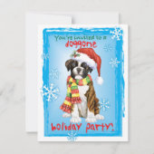 Uitnodiging tot kerstavond (Voorkant)