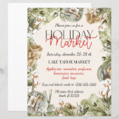 Uitnodiging tot kerstavond in feestdagen (Voorkant / Achterkant)