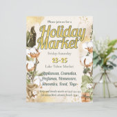 Uitnodiging tot kerstboomvakantie (Staand voorkant)