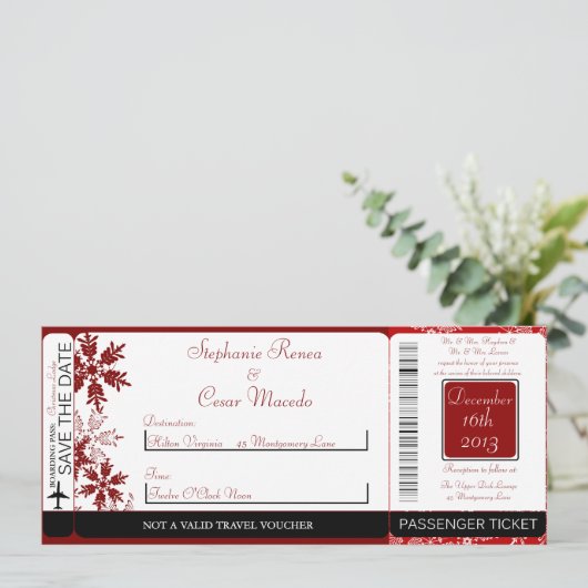 Uitnodiging tot kerstmis-roboardwedstrijd (Staand voorkant)