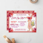 Uitnodiging tot Kind van het  van de Waterverf van (Voorkant / Achterkant in situ)