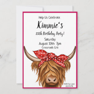 Uitnodiging tot koe, Hoogland Koe Birthday