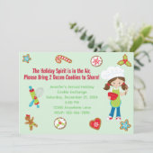 Uitnodiging tot Koekkeruitwisseling (Staand voorkant)