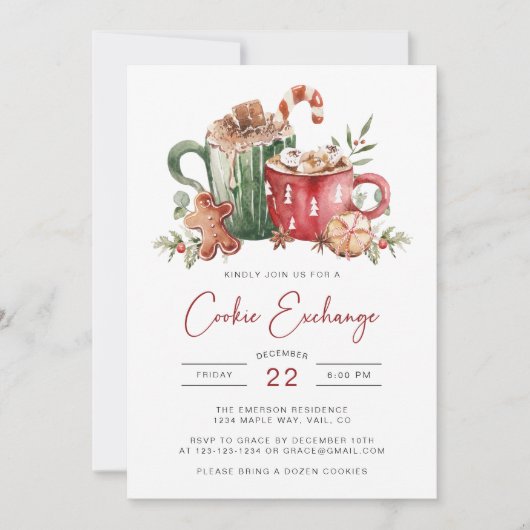 Uitnodiging tot Koekkeruitwisseling (Voorkant)