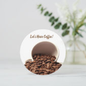 Uitnodiging tot koffie (Staand voorkant)