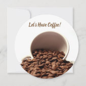 Uitnodiging tot koffie (Voorkant)