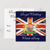 Uitnodiging tot koninklijke weddenschapenkat Wapen (Voorkant / Achterkant)