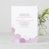 Uitnodiging tot lente-bloesems bruiloft (Staand voorkant)