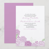 Uitnodiging tot lente-bloesems bruiloft (Voorkant / Achterkant)
