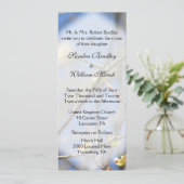 Uitnodiging tot lente-bloesems huwelijk (Staand voorkant)