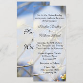 Uitnodiging tot lente-bloesems huwelijk (Voorkant / Achterkant)