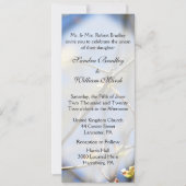 Uitnodiging tot lente-bloesems huwelijk (Voorkant)