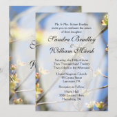 Uitnodiging tot lente-bloesems huwelijk (Voorkant / Achterkant)