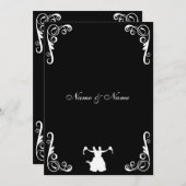 Uitnodiging tot lesbiennes - Bride en Bride (Voorkant / Achterkant)