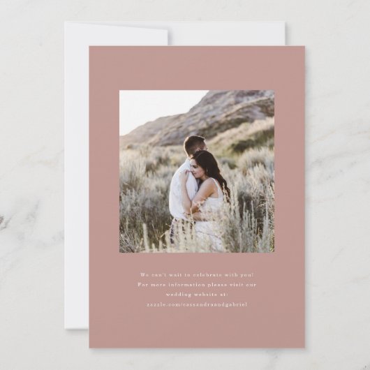 Uitnodiging tot Lihue Wedding (Achterkant)