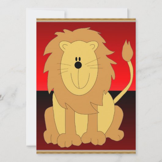 Uitnodiging tot Lion (Voorkant)