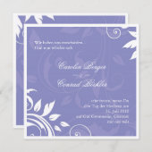 Uitnodiging tot luxe bruiloft (Voorkant / Achterkant)