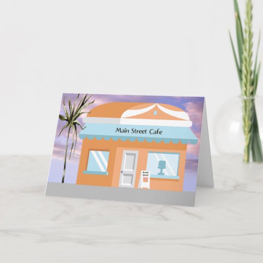 Uitnodiging tot Maandelijkse Brunch voor de Dames (Voorkant)