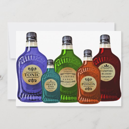 Uitnodiging tot magische injectie Tonic Vampire Bl (Voorkant)