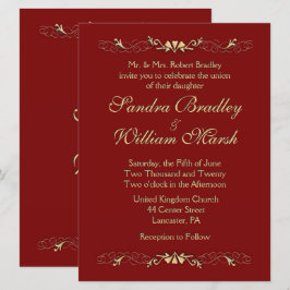 Uitnodiging tot Marcella Wedding