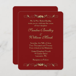 Uitnodiging tot Marcella Wedding