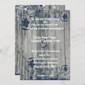 Uitnodiging tot marinescheepvaart en White Old Woo (Voorkant / Achterkant)