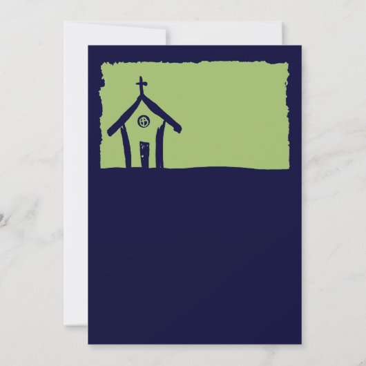 Uitnodiging tot marineslag en Limoen Chapel Weddin (Achterkant)