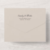 Uitnodiging tot Marseille Wedding (Achterkant)