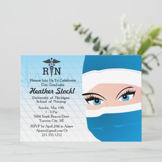 Uitnodiging tot medische faculteit voor verpleegku (Staand voorkant)