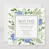 Uitnodiging tot mei Dag Cocktail Party (Voorkant)