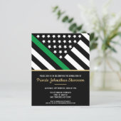 Uitnodiging tot militair Afstuderen van het Begrot (Staand voorkant)