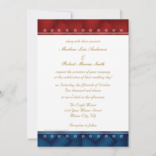 Uitnodiging tot militair harthuwelijk gepersonalis (Achterkant)