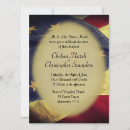 Uitnodiging tot militair huwelijk met Amerikaanse 