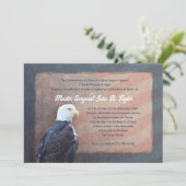 Uitnodiging tot militair pensioen Eagle (Staand voorkant)