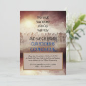 Uitnodiging tot militair Welkomstwoord (Staand voorkant)