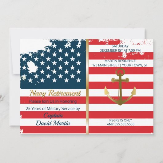 Uitnodiging tot militaire rustpartij voor zeemacht (Voorkant)