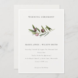 Uitnodiging tot minimale olievlek van de olijftak