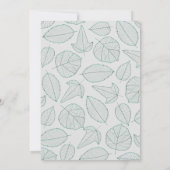 Uitnodiging tot minimale uitzending van een huweli (Achterkant)